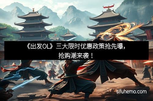 《出发OL》三大限时优惠政策抢先曝，抢购潮来袭！